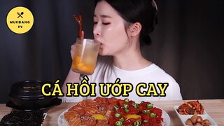 [Mukbang TV] - Cá hồi ướp cay