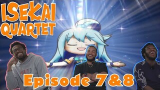 Stuffed Bras | Isekai Quartet Episode 7 & 8 Reaction