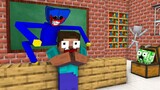 Monster School : BABY MONSTERS HUGGY WUGGY CHALLENGE ALL EPISODE - Minecraft Animation