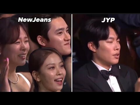 Actor's REACTION to NewJeans vs JYP Performance...