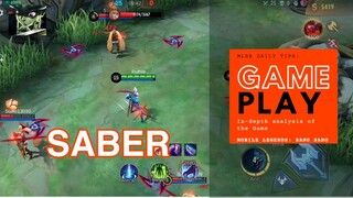 SABER SKILL MECHANICS & BUILD GUIDE  - Mobile Legends For Beginners - MLBB HERO – Season 24