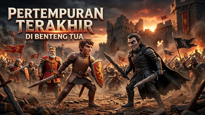 Pertempuran Terakhir di Benteng Tua | Ksatria Melawan Pasukan Musuh