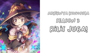 Akhirnya Konosuba Season 3 Rilis juga!