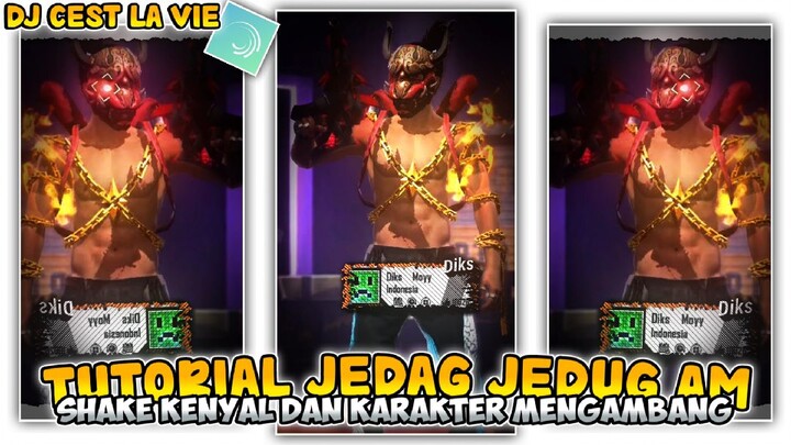 Tutorial Jedag Jedug Kenyal Karakter Mengambang Di Alightmotion || Dj Cest La Vie