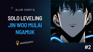 Sung jin woo mulai ngamuk. ALUR CERITA ANIME MANHWA SOLO LEVELING, TERLEMAH MENJADI YANG TERKUAT!#2