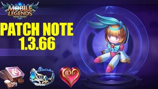 BANYAK HERO BUFF/NERF, ITEM BUFF - PATCH NOTE 1.3.66 MOBILE LEGENDS