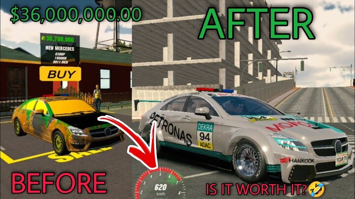 funny🤣i bought the most expensive rusty cls63 amg & rebuild it roleplay car parking multiplayer