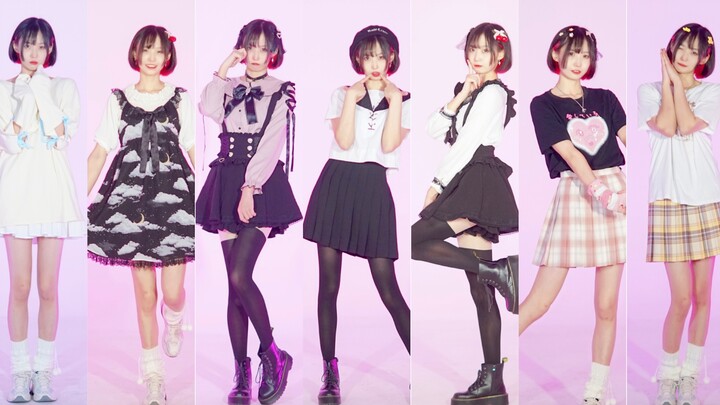 💕16 sets of costumes💕Kawaii くてごめん/I'm sorry that I'm so cute (⃔ *`꒳´ * )⃕↝【Birthday Work】【Qing Ye】