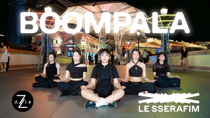 [Z-Axis Dance Crew] High-quality, one-take roadshow cover dance of LE SSERAFIM’s comeback track “Boo