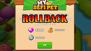 ROLLBACK MY DEFI PET