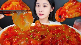 [ONHWA] Gân bò cay + âm thanh nhai miến cay!🔥❤️