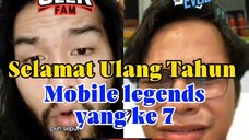 Selamat Ulang Tahun Mobile Legends yang Ke 7 dan untuk saya sendiri yang ke 33 🤣