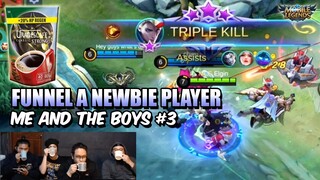 THIS IS HOW YOU SHOULD TREAT NEW PLAYERS IN MOBILE LEGENDS - ME AND THE BOYS #3 - MLBB