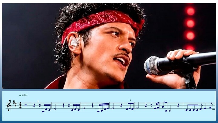Risk it All - Bruno Mars - Violin Sheet - Partitura para Violín