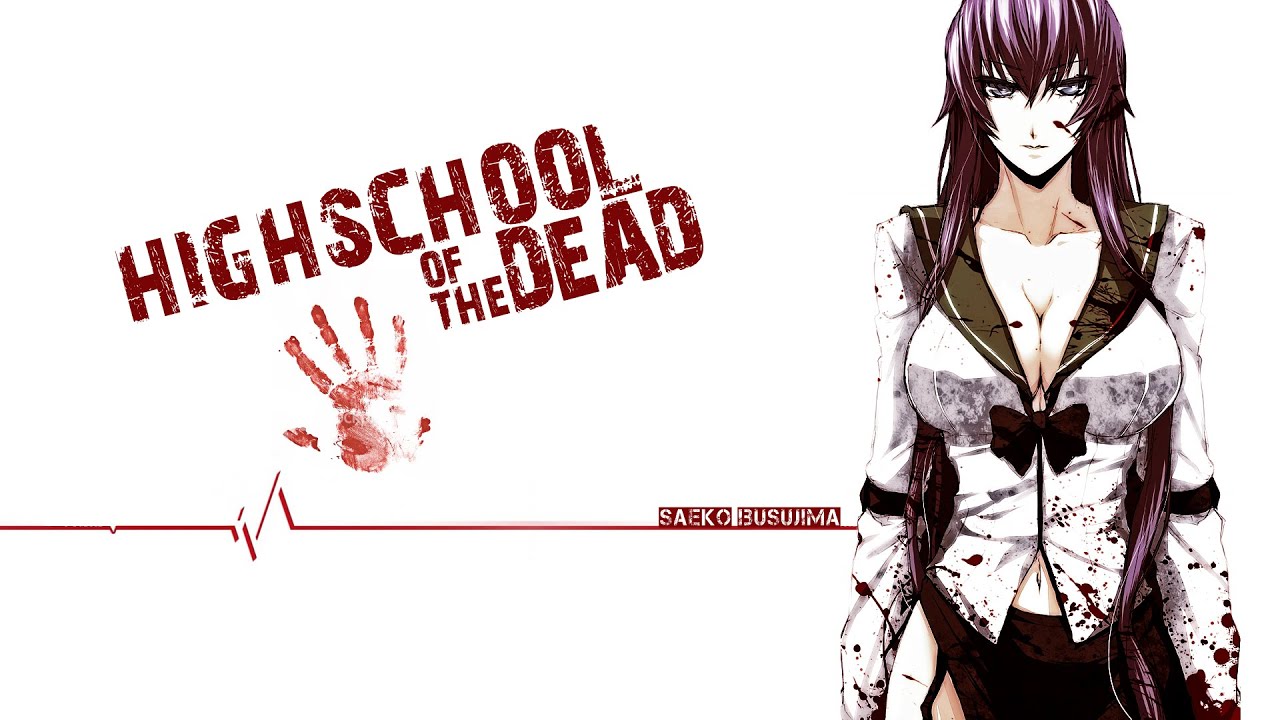 Highschool of the Dead SEASON 2 - The death of Tajima and Asami Nakaoka -  BiliBili