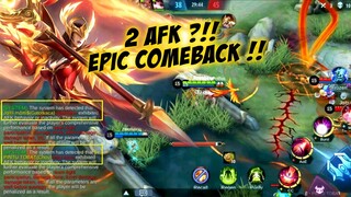 MATCH TIADA OTAK GAMEPLAY 30 MINIT EPIC COMEBACK !! PHARSA EMPRESS PHOENIX EPIC SKIN !!  MLBB