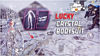 LUCKIEST CRYSTAL BODYSUIT OPENING! 30s Montage 💎 PUBG MOBILE  |  لبس الكريستال الجديد مونتاج قصير