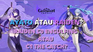 PILIH RAIDEN ATAU AYATO, RAIDEN ENGULFING ATAU RAIDEN C1! - Genshin Impact Indonesia