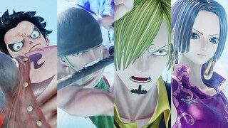 All One Piece Characters Ultimate Attacks & Transformations - Jump Force (60FPS)