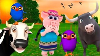 El Pollito Pío y el Tractor de la Granja  Canciones de la Granja de Zenón  Toro