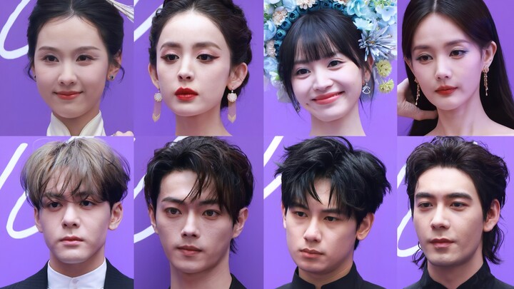 So many people! Finally, Chinese entertainment has a new Chinese-style red carpet!