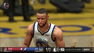 NBA2K21 FULL GAME HIGHLIGHTS  I WARRIORS vs BLAZERS I  November 26, 2021 I Regular Season I NBA2k21