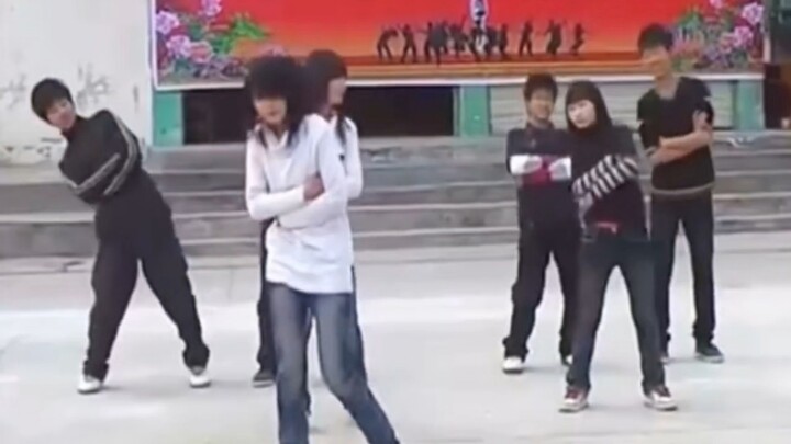 Middle school arts performance—finally realized there was a reason why our parents found us annoying