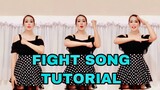 FIGHT SONG (Frontliner Challenge) TUTORIAL (Mirrored +Step by Step Explanation)_DJLoonyo