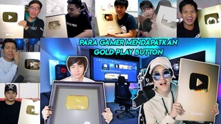 MOMENT BANGGA MIAWAUG & ERPAN1140 MENDAPATKAN GOLD PLAY BUTTON