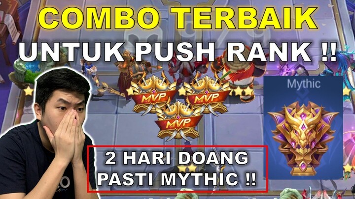 COMBO TERBAIK UNTUK PUSH RANK !! 2 HARI DOANG PASTI MYTHIC !! COMBO MAGIC CHESS TERKUAT 2024