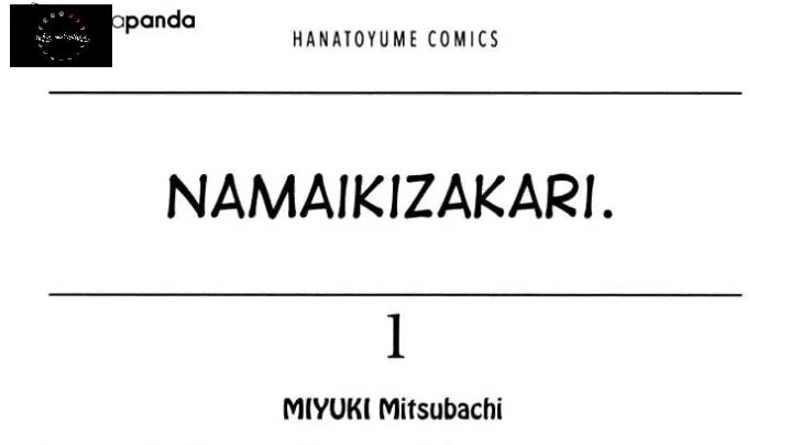 Make Namaikizakari an Anime