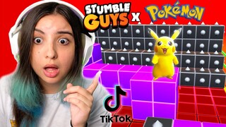 DESCOBRI a SKIN SECRETA de POKEMON no STUMBLE GUYS! - REAGI aos TIK TOKS MAIS VIRAIS...