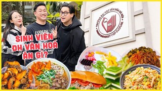 HNAG - Cùng các “tân sinh viên” tự tin phá đảo khu ẩm thực ĐH Văn Hoá