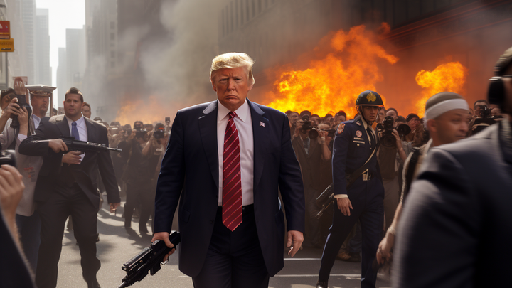 【قصص مصورة صوتية من Ai】 الحلقة الأولى من "الملك ترامب"!