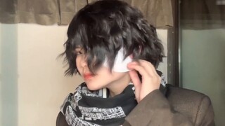 Cara membungkus rambut asli dari "metode pembungkus perban versi Osamu Dazai" untuk mencapai efek ya