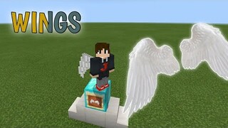 HOW TO HAVE WINGS IN MINECRAFT PE