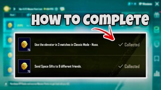 How to Complete - Use the elevator in 3 matches | Use the zipline in 5 matches RP Missions ✅