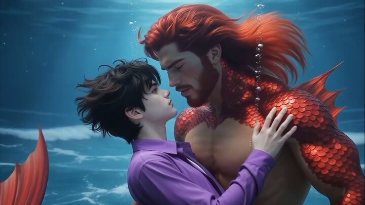 BL Fantasy Love Story | A Merman Saves a Drowning Man