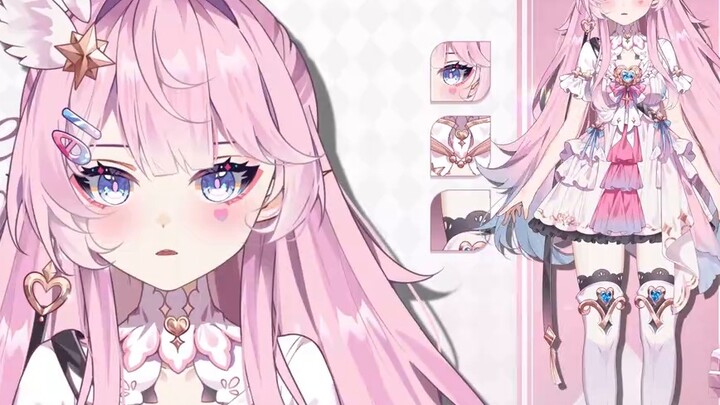 [tampilan model live2d] Worth W yuan, halo ♫ Hari baru dimulai dengan pertemuan yang indah💗