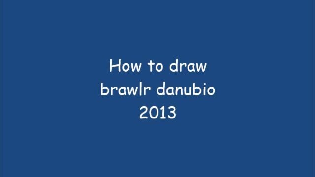 How to draw NOOB/DANUBIO - BrawlR Drawing Tutorial Roblox