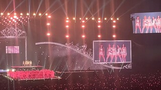 Toàn cảnh khán đài tầng một của Gidle Tokyo Dome MAMA. Đây là lần đầu tiên ở Nhật Bản tôi có thể ghi