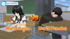 MURID RAJIN VS MURID PEMALAS - SAKURA SCHOOL SIMULATOR