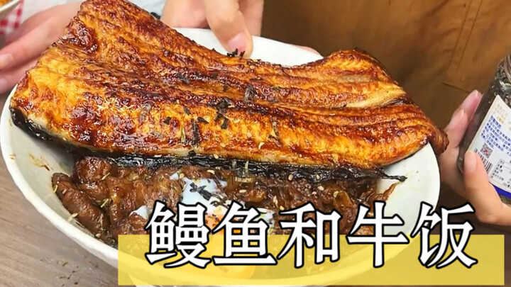 Who could resist this bowl of eel and wagyu rice!