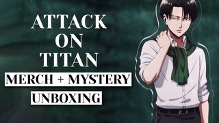 Attack on Titan Season 4 Official Merch Unboxing + Mystery Items | ASMR Unboxing
