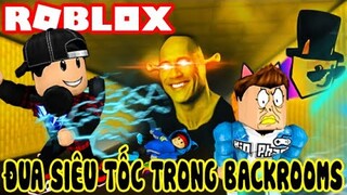 Roblox | CHẠY NHANH NHƯ TIA CHỚP ĐỂ NÉ QUÁI VẬT BỰA TRONG BACKROOMS | Backrooms Race Clicker