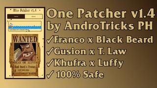 (LATEST)One Patcher v1.4 - Mobile Legends Bang Bang