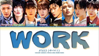 ATEEZ - 'WORK' | Color Coded Lyrics