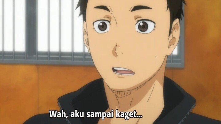 Menggambar Daichi yg kaget karna ternyata yg bernama Hinata itu ada di depan matanya (pendek)