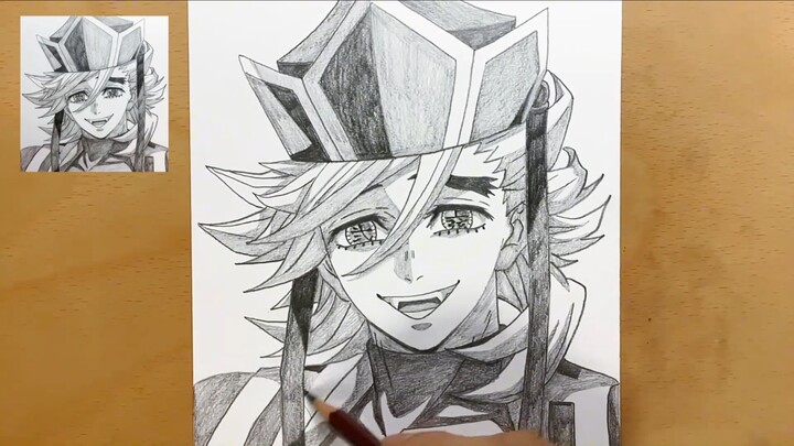 Hand-drawn Demon Slayer: Muzan Kibutsuji