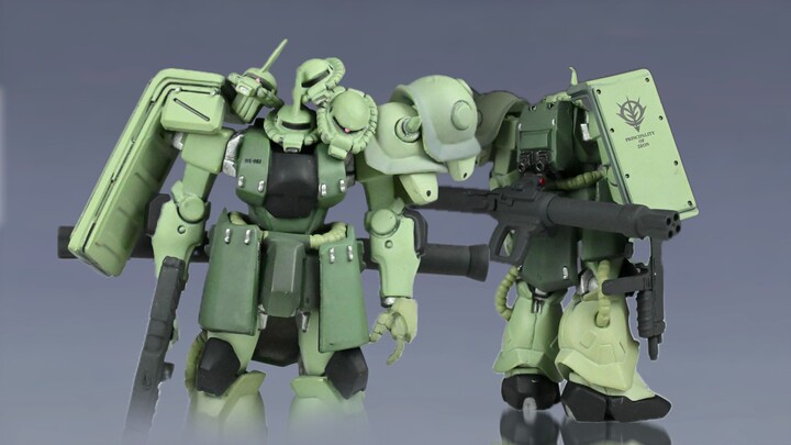 [Standing Art] 4 replacement heads? 2 replacement shoulder armors? Combat style! BANDAI & VOLKS FW 0